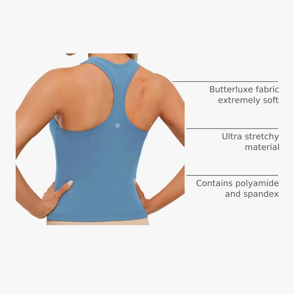 CRZ YOGA Butterluxe Racerback Workout Tank - size M - EUC - Picture 4 of 5